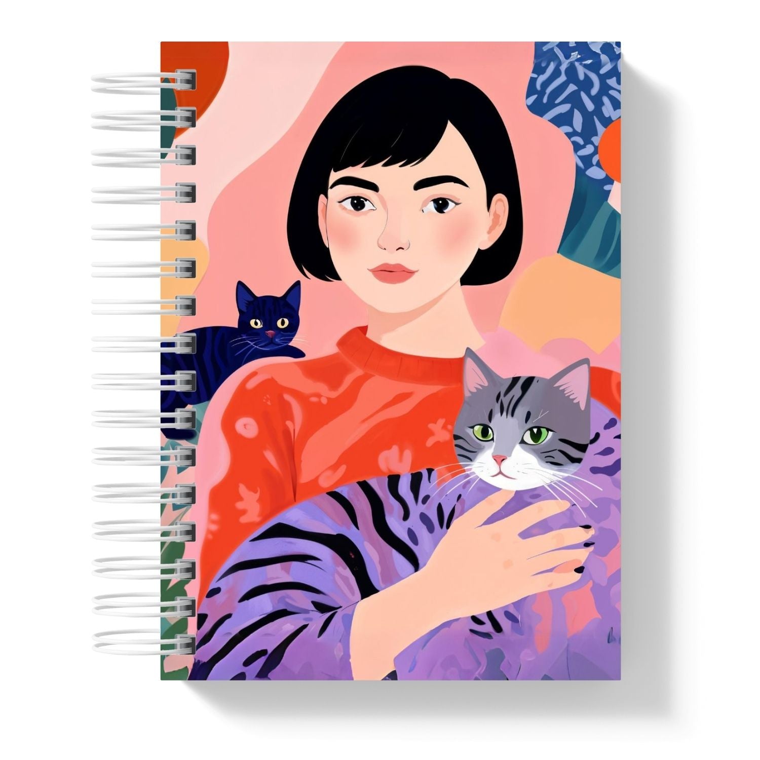 Cuaderno Planificador Cat Lady Charm