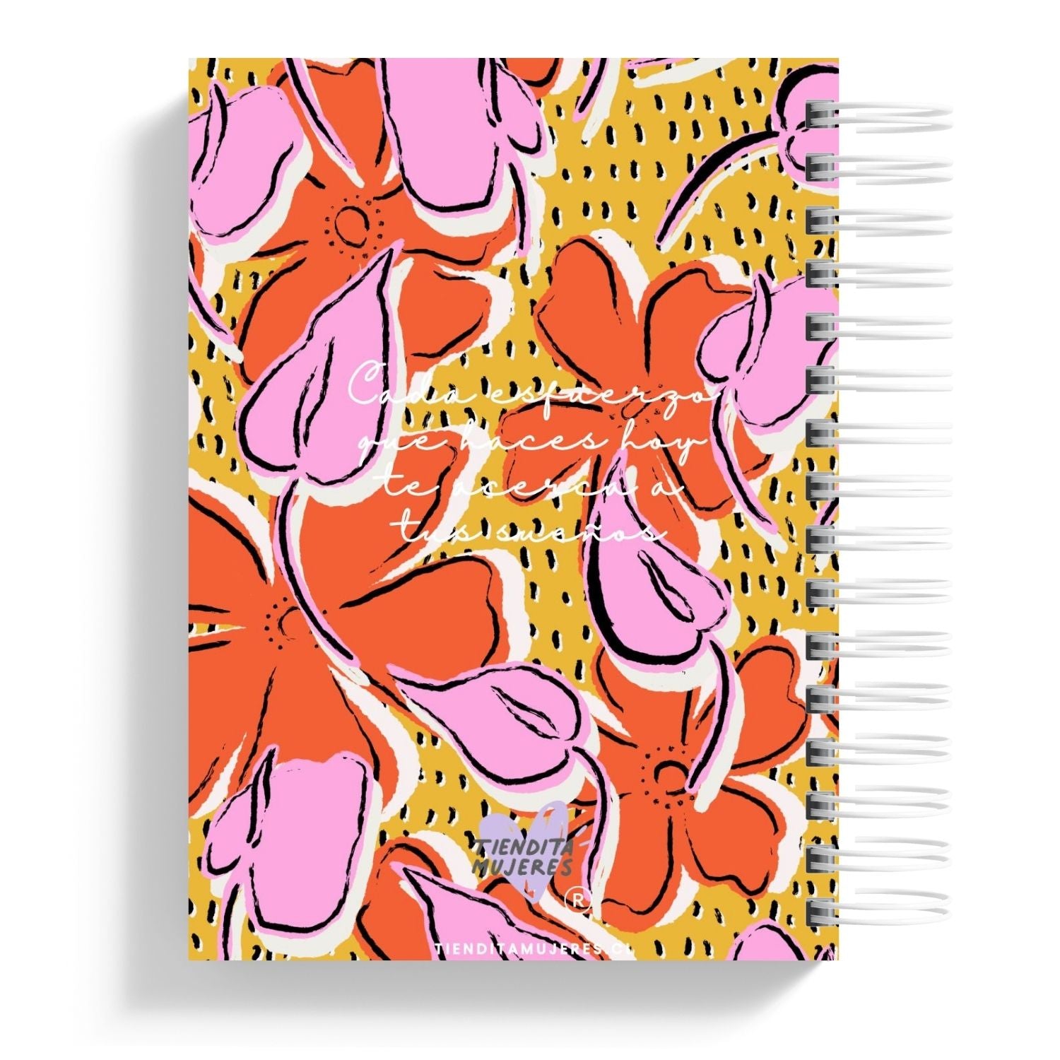 Planner Universitario 2026 Sueña, Organiza y Actúa Bold Florals