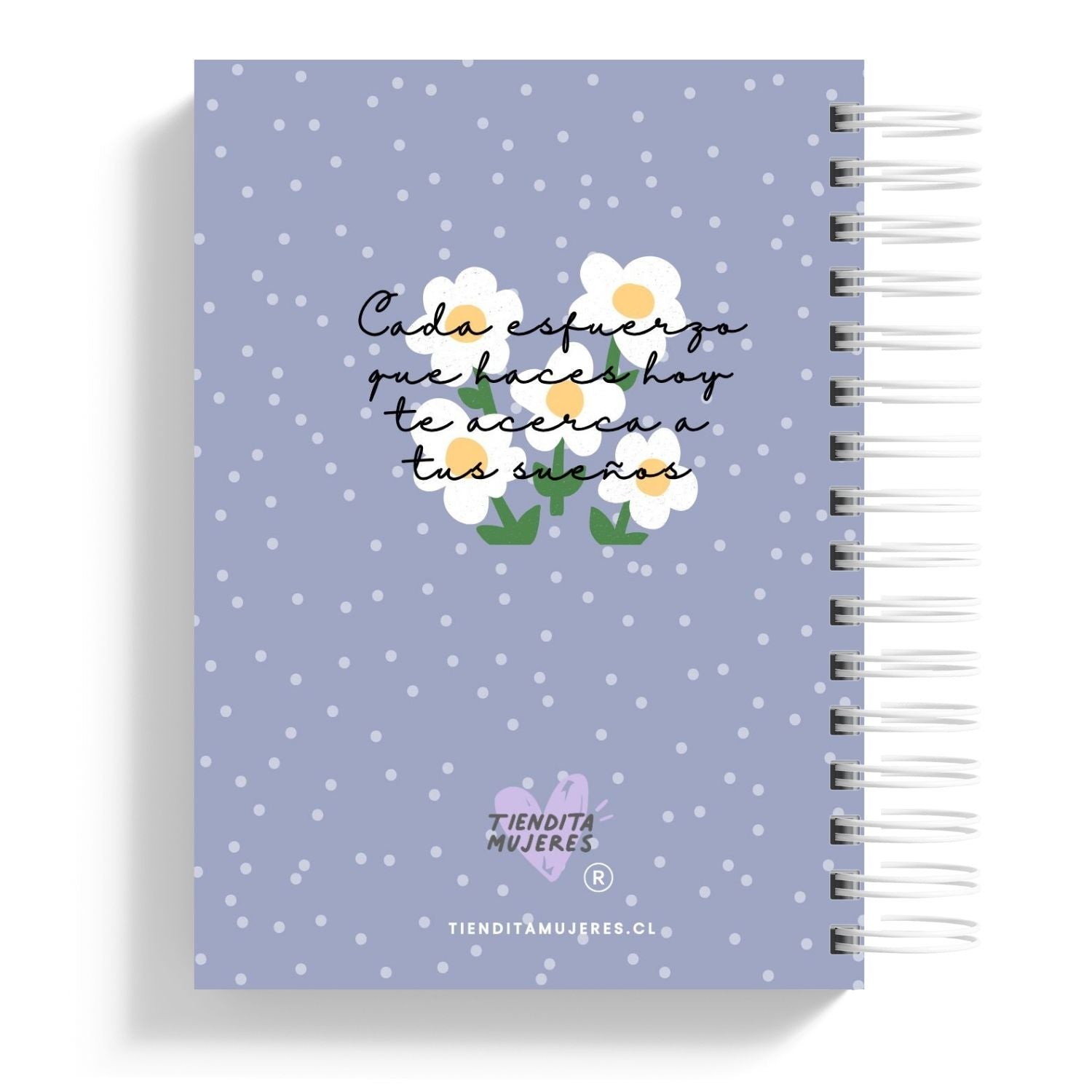 Planner Universitario 2026 Sueña, Organiza y Actúa Dotted Daisies