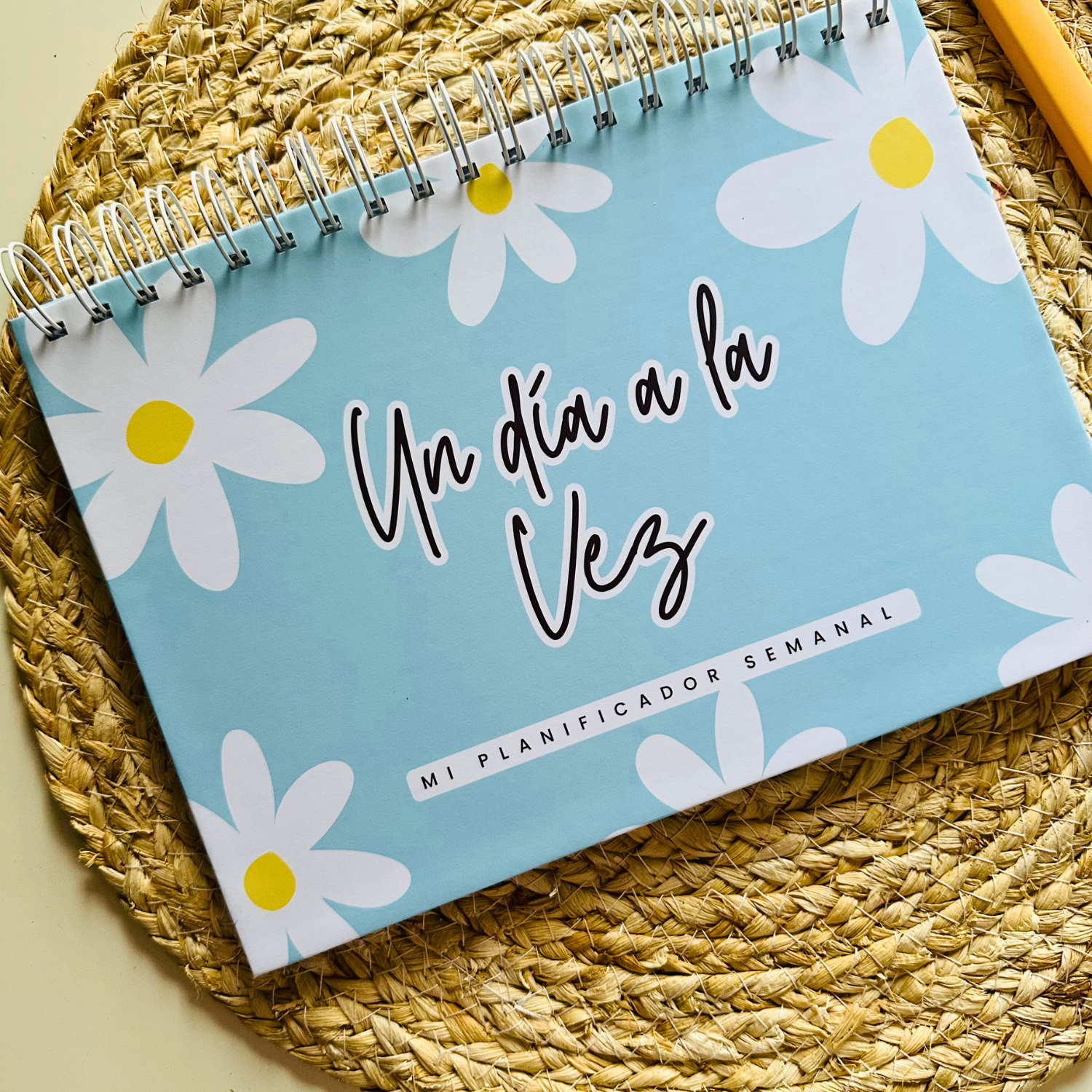 Organizador Semanal 25 x 18 cm – Edición Un día a la vez margaritas