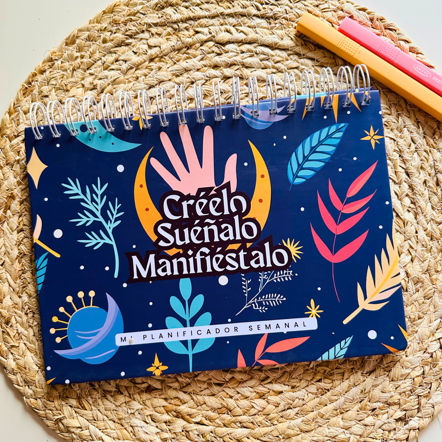 Organizador Semanal 25 x 18 cm – Edición créelo, suéñalo y manifiéstalo mistico