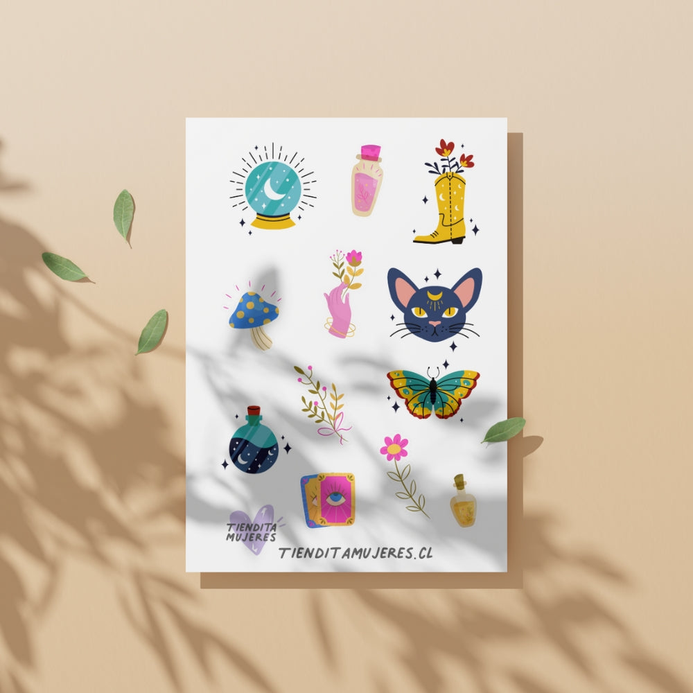 Lámina de Sticker magico