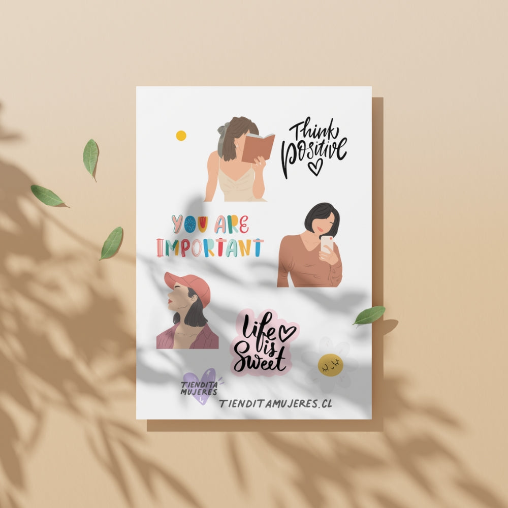 Lámina de Sticker women