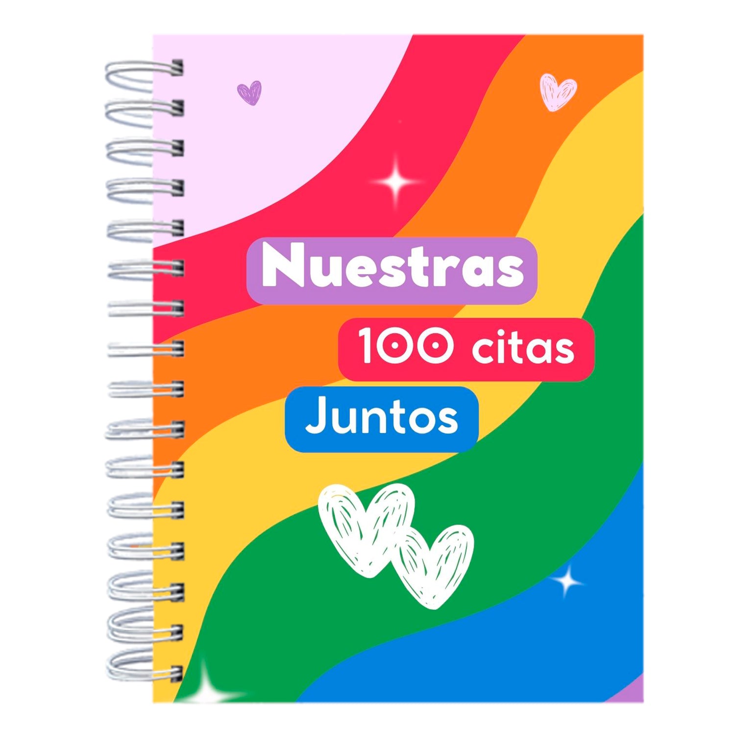 Álbum 100 Citas Juntos Edición 2025 - rainbow