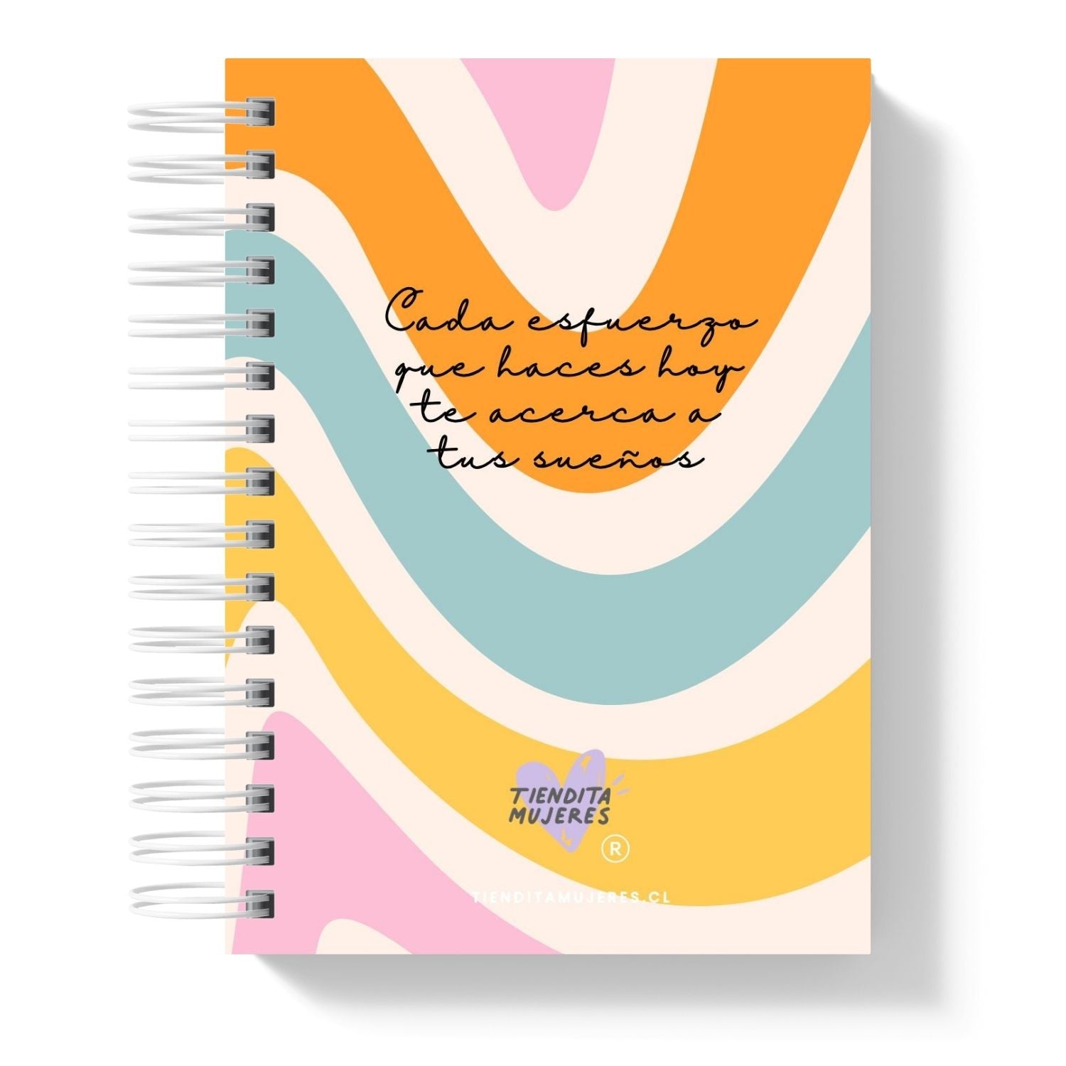 Planner Universitario 2026 Sueña, Organiza y Actúa Retro Waves