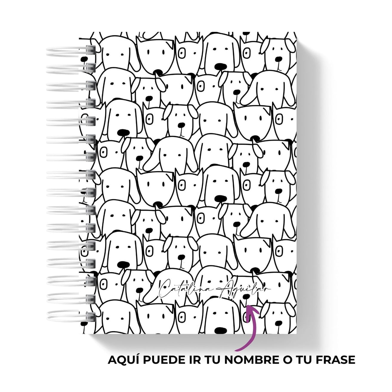 Cuaderno Planificador Monochrome Paws