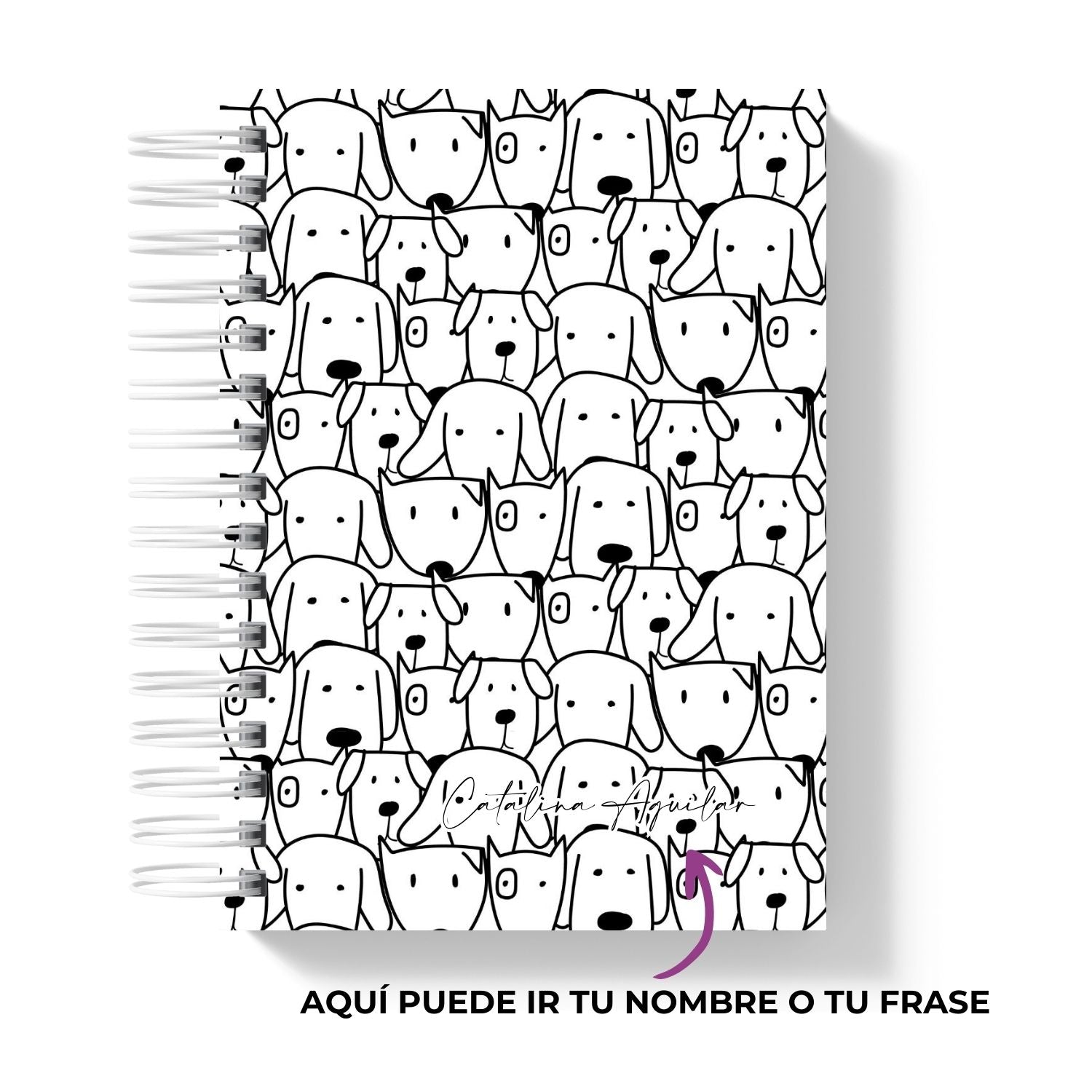 Cuaderno Planificador Monochrome Paws