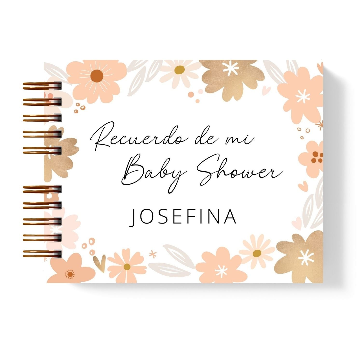 Libro de Recuerdos para Baby Shower Personalizado