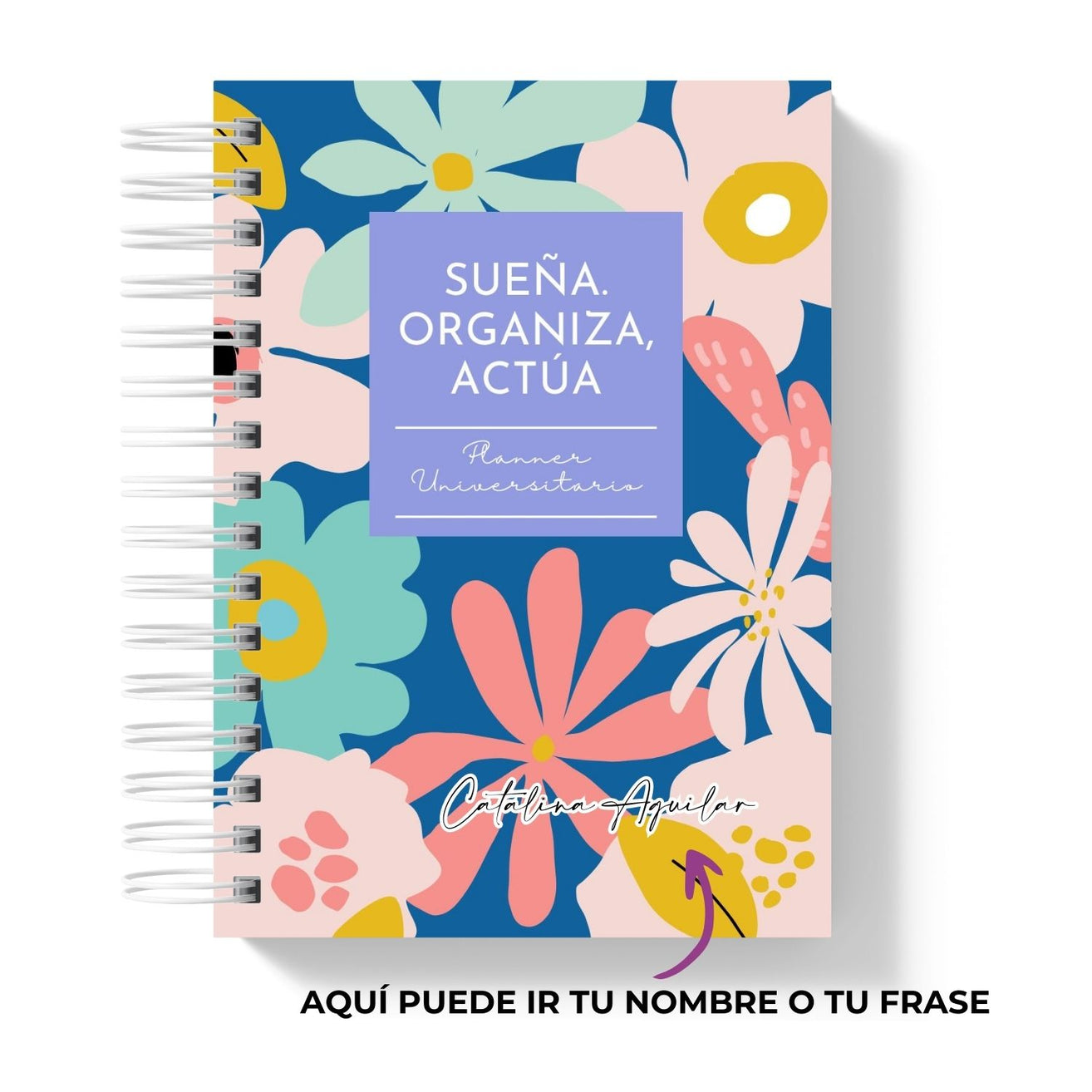 Planner Universitario 2026 Sueña, Organiza y Actúa Playful Garden