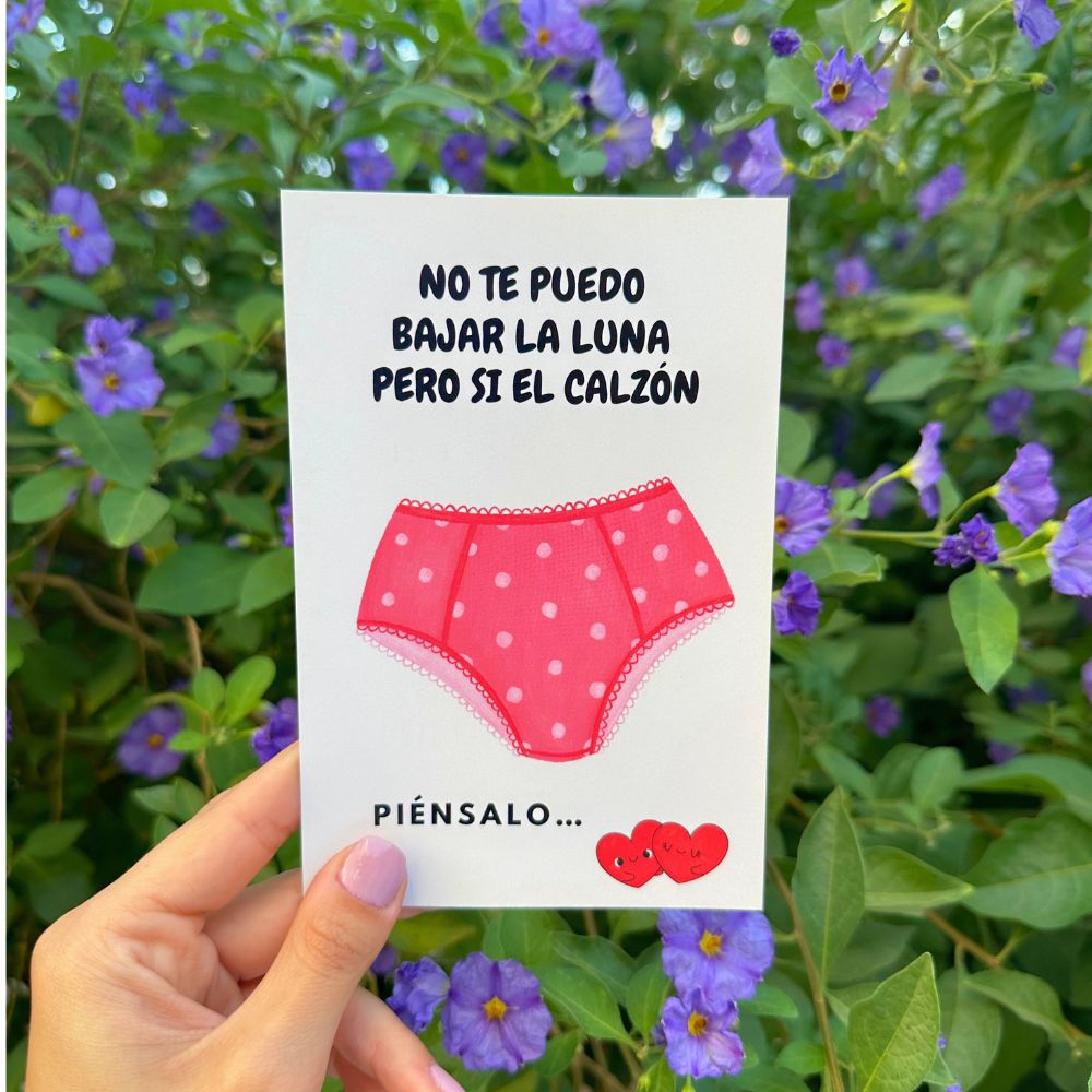 Postal No te puedo bajar la luna...