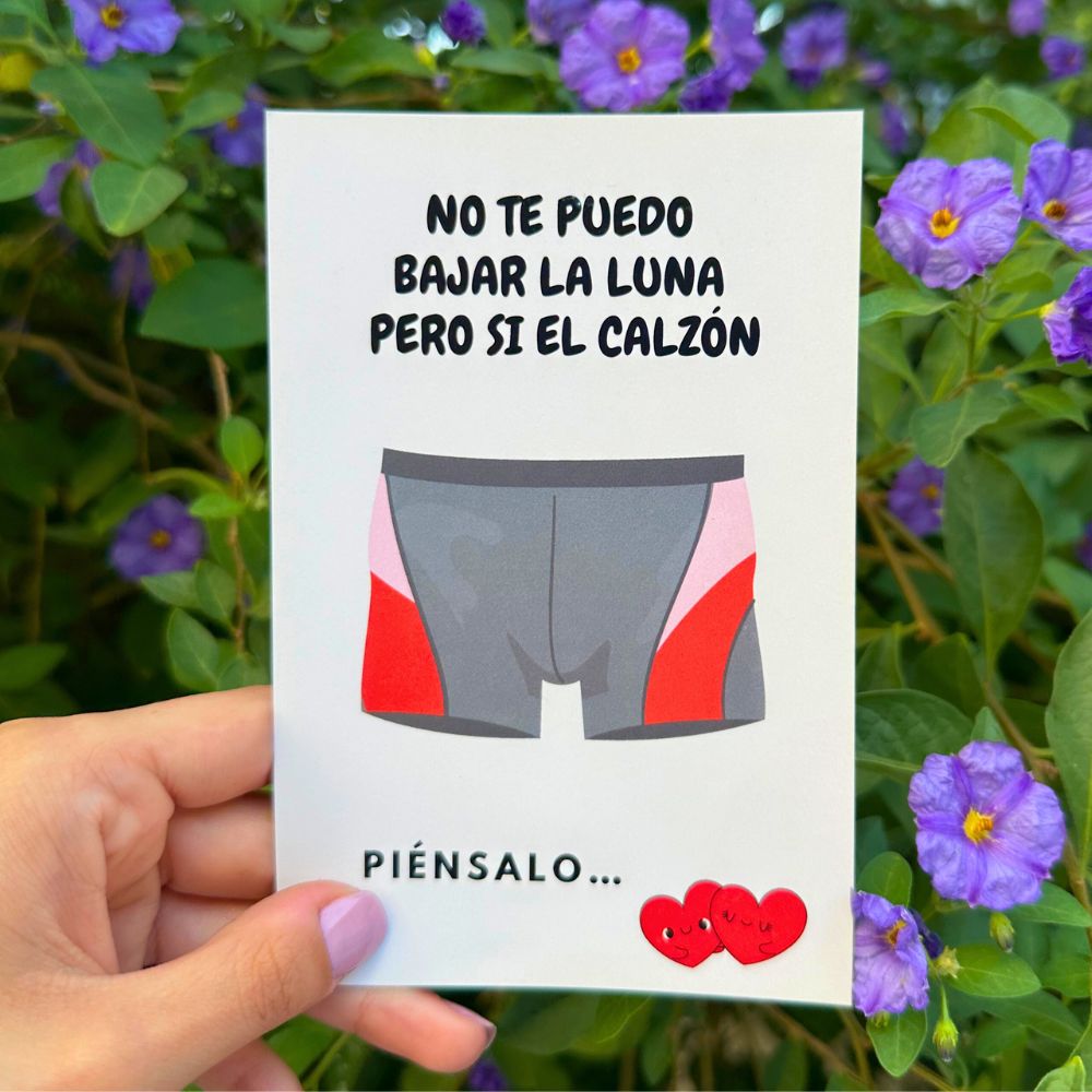 Postal No te puedo bajar la luna...