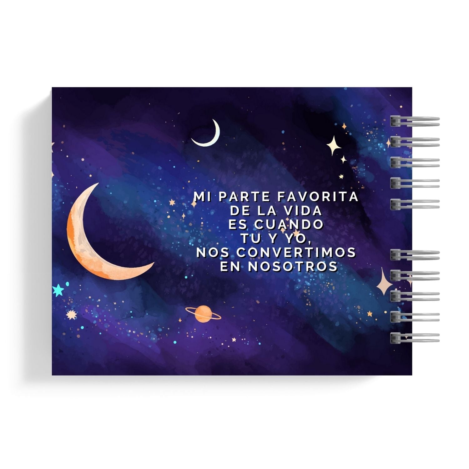 Libro de recuerdo para parejas - Moon and Stars
