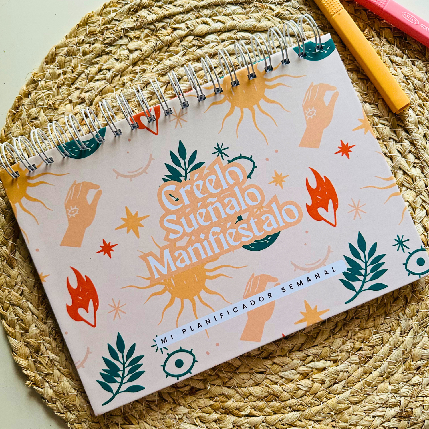 Organizador Semanal 25 x 18 cm – Edición créelo, suéñalo y manifiéstalo colors