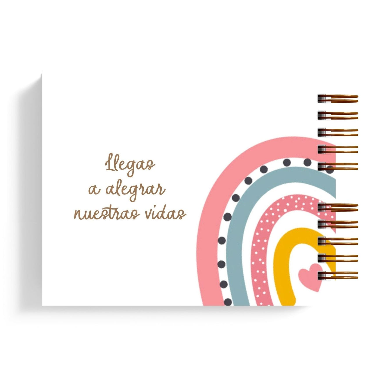 Libro de Recuerdos para Baby Shower Rainbow