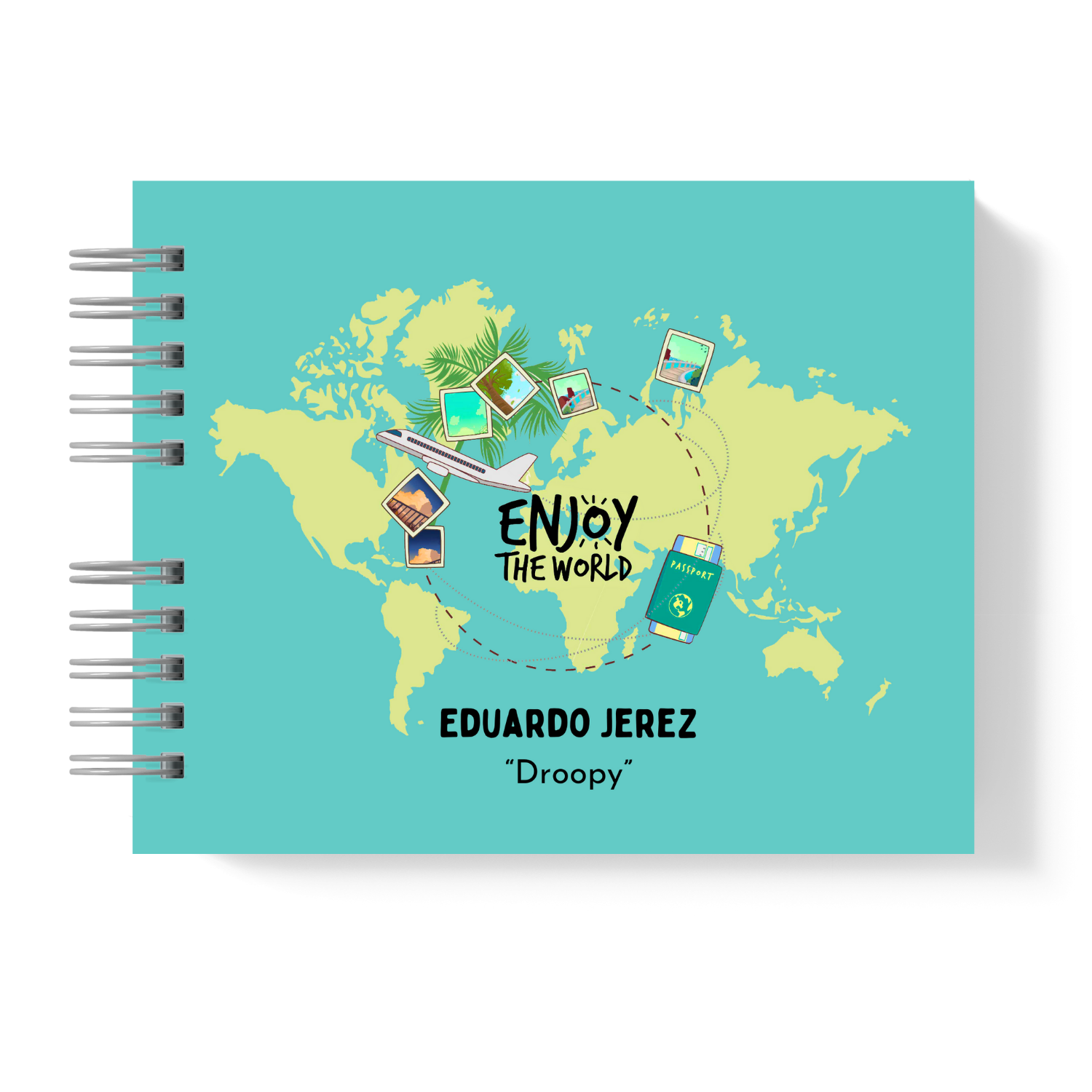 Libro de Recuerdos para viajes personalizado