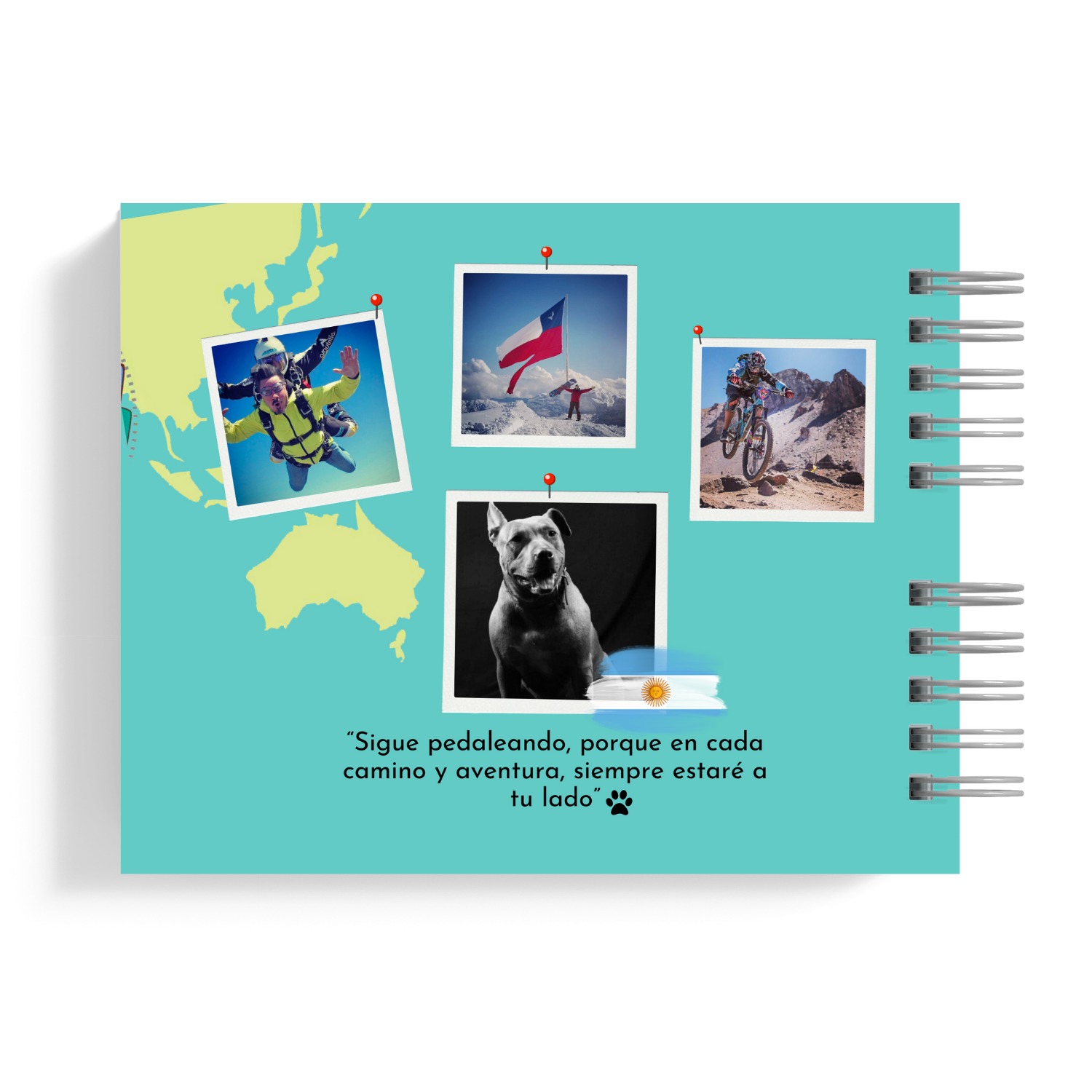 Libro de Recuerdos para viajes personalizado