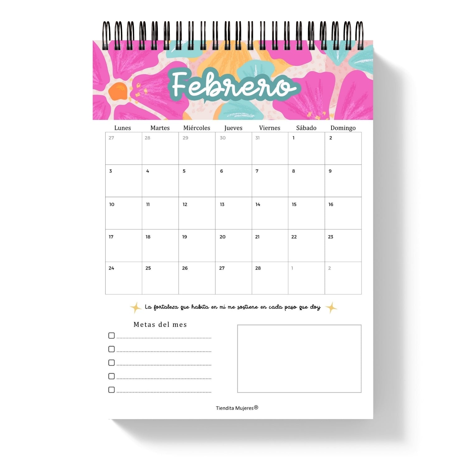 Calendario de pared 2026: Tu Año de Poder y Organización