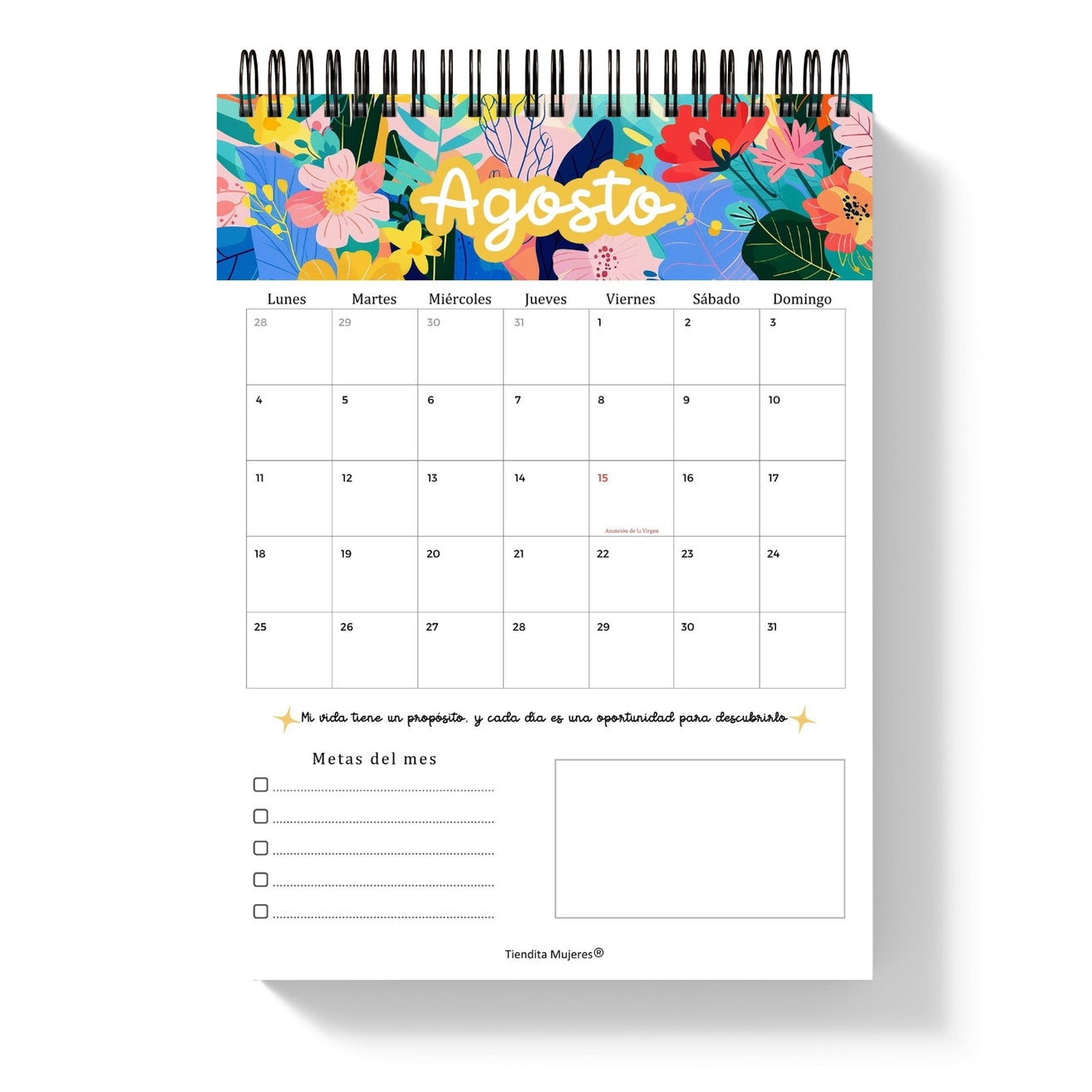 Calendario de pared 2026: Tu Año de Poder y Organización