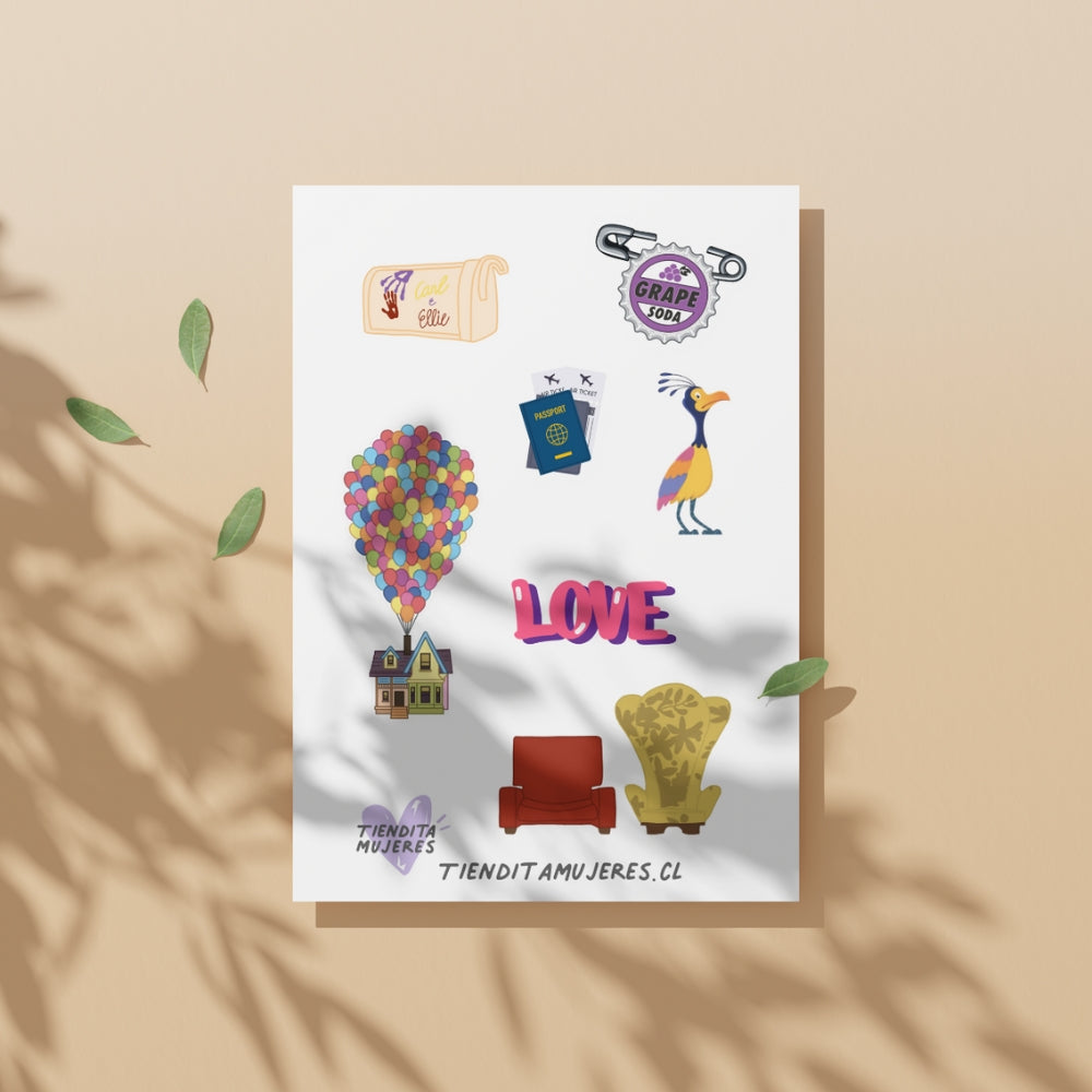 Lámina de Sticker Nuestra aventura mix