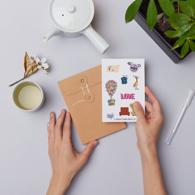 Lámina de Sticker Nuestra aventura mix