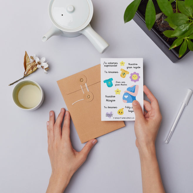 Lámina de Sticker Baby Shower