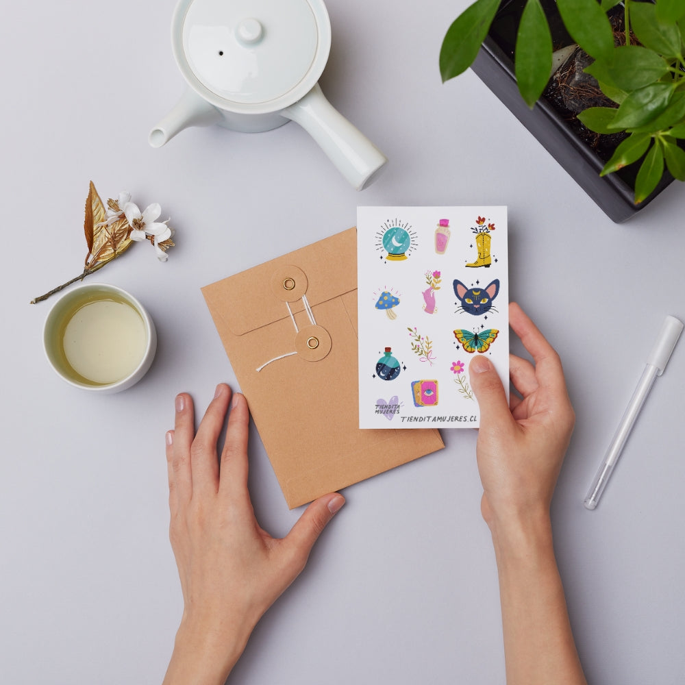 Lámina de Sticker magico