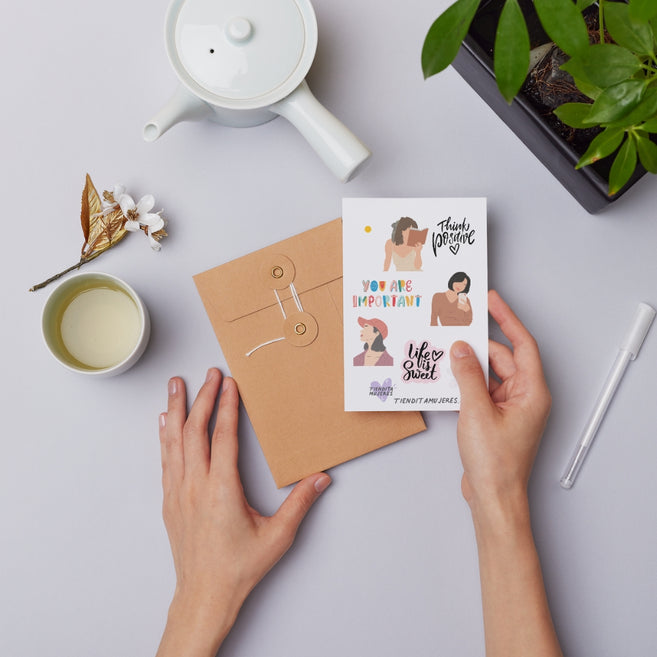 Lámina de Sticker women