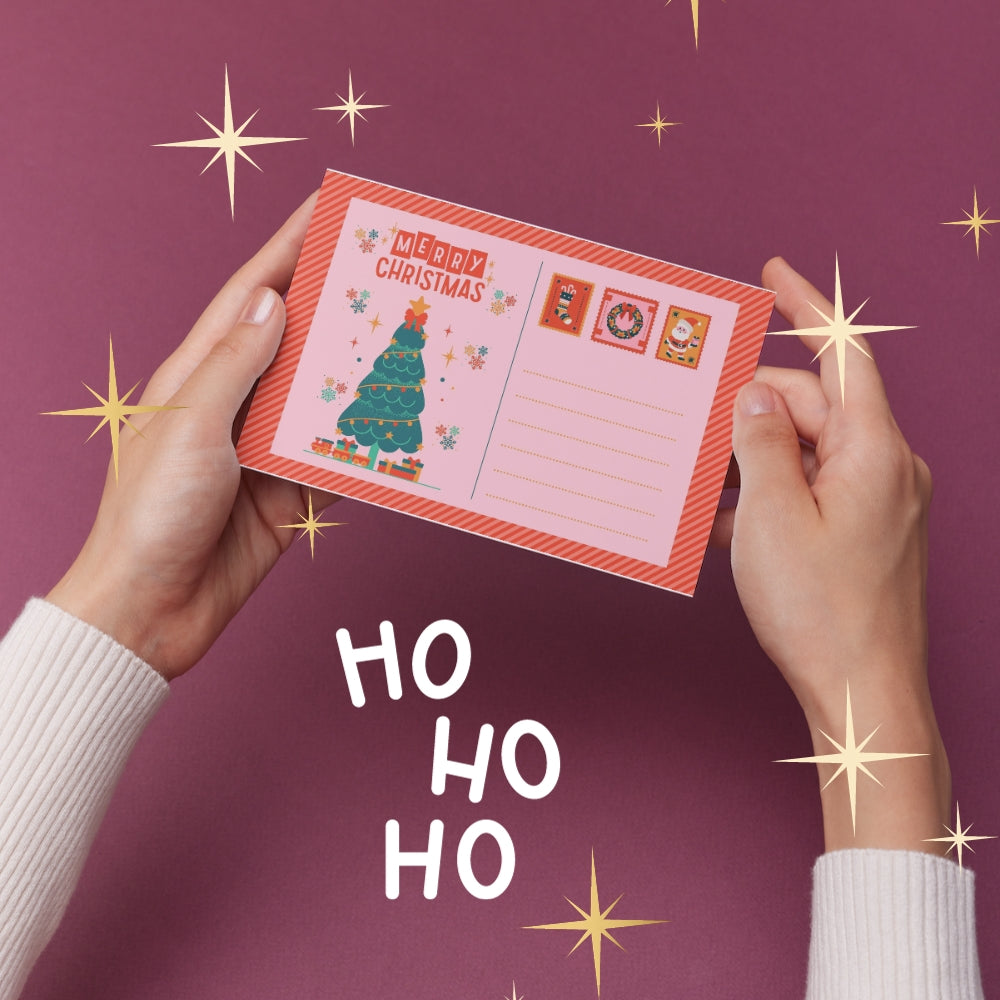 Postal Navideña arbolito