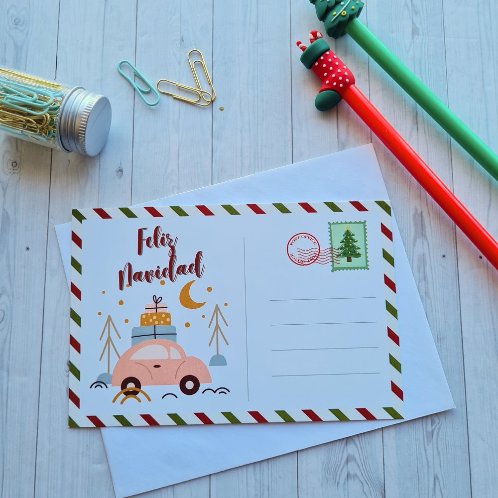 Postal Navideña Cute