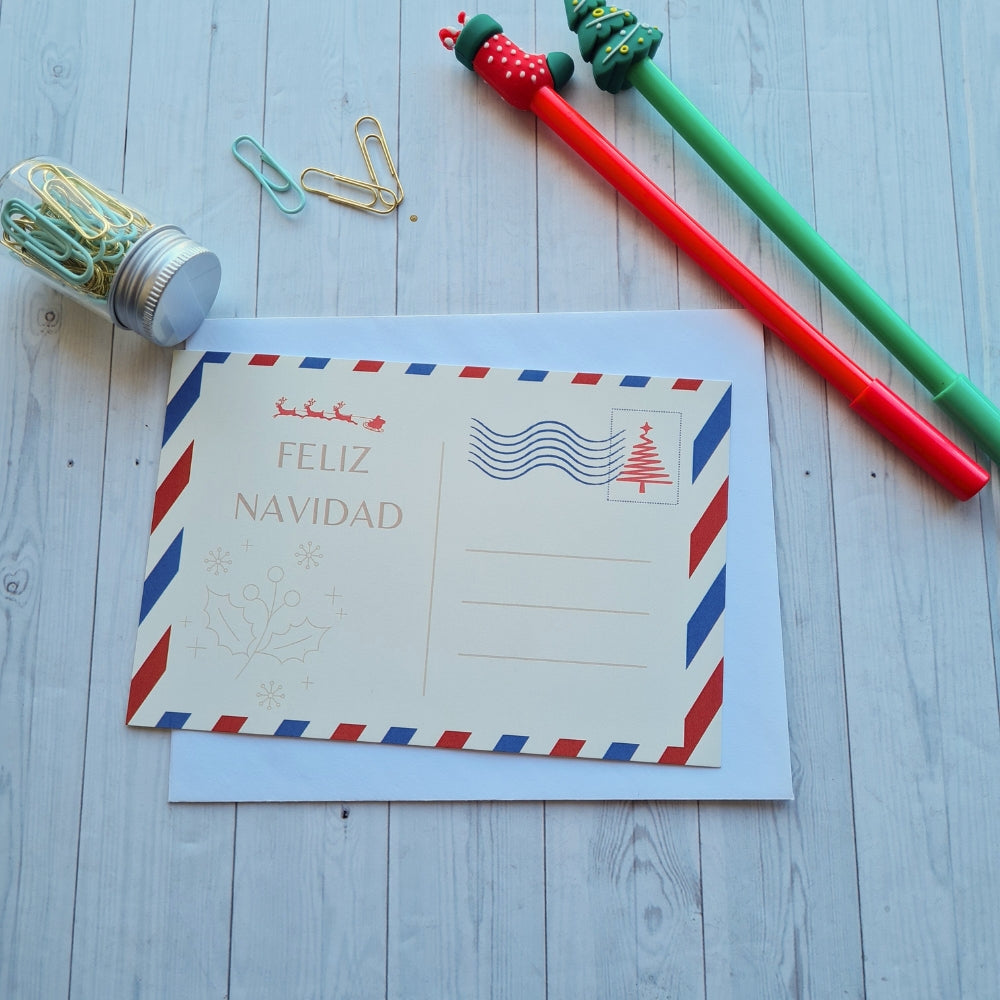 Postal Navideña Feliz Navidad