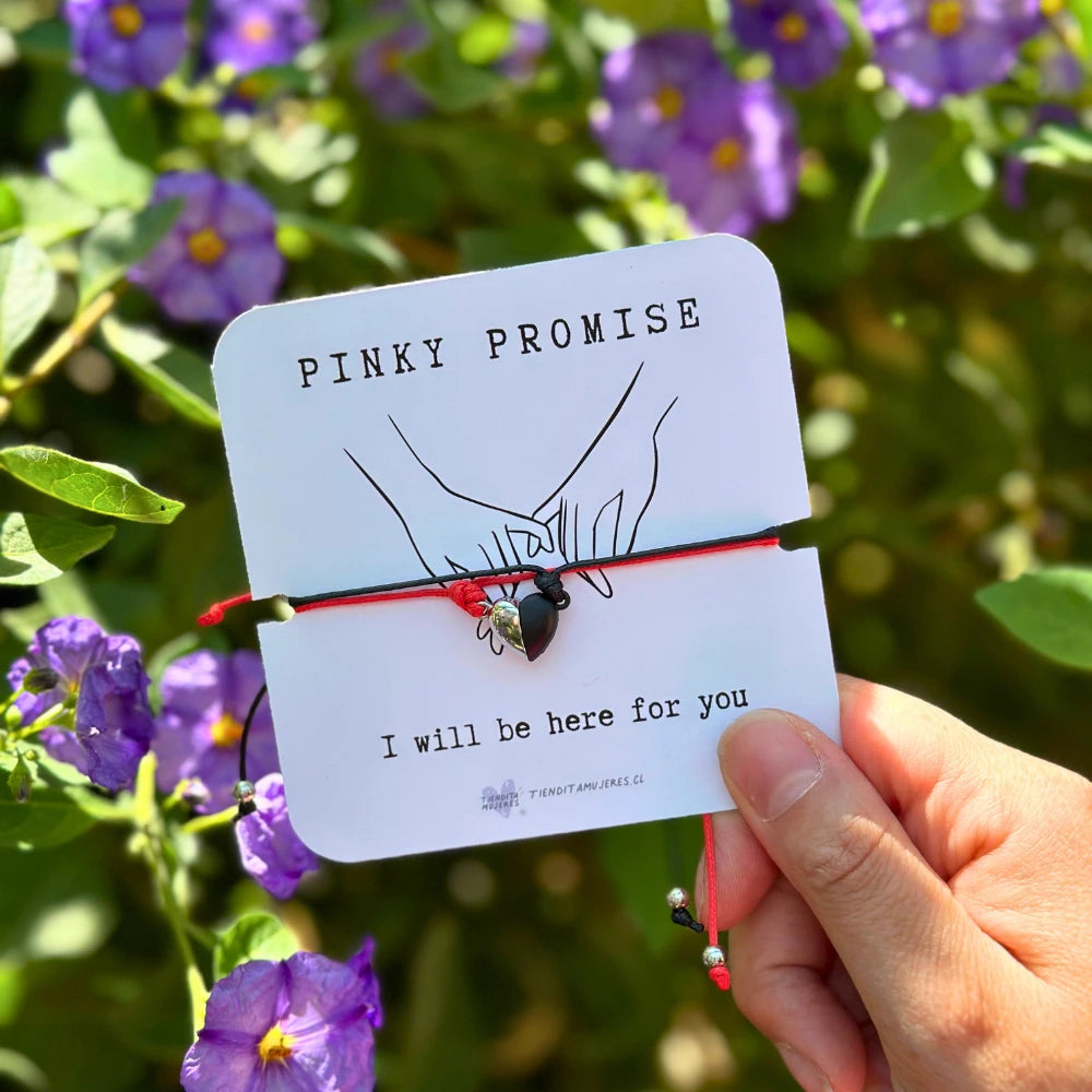 Pulsera Pareja Imán amor Pinky Promise