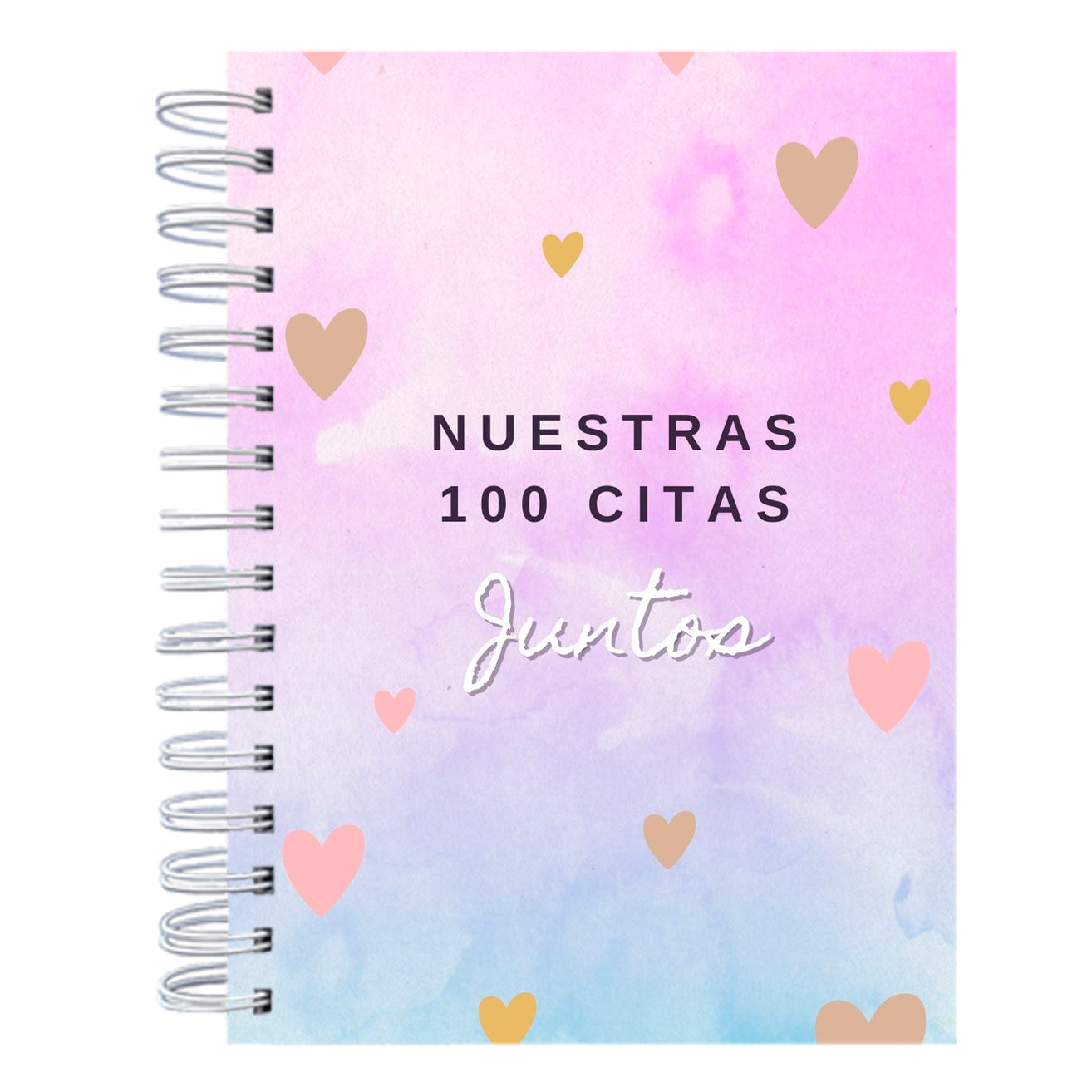 Álbum 100 Citas Juntos Edición 2025 - pink hearts