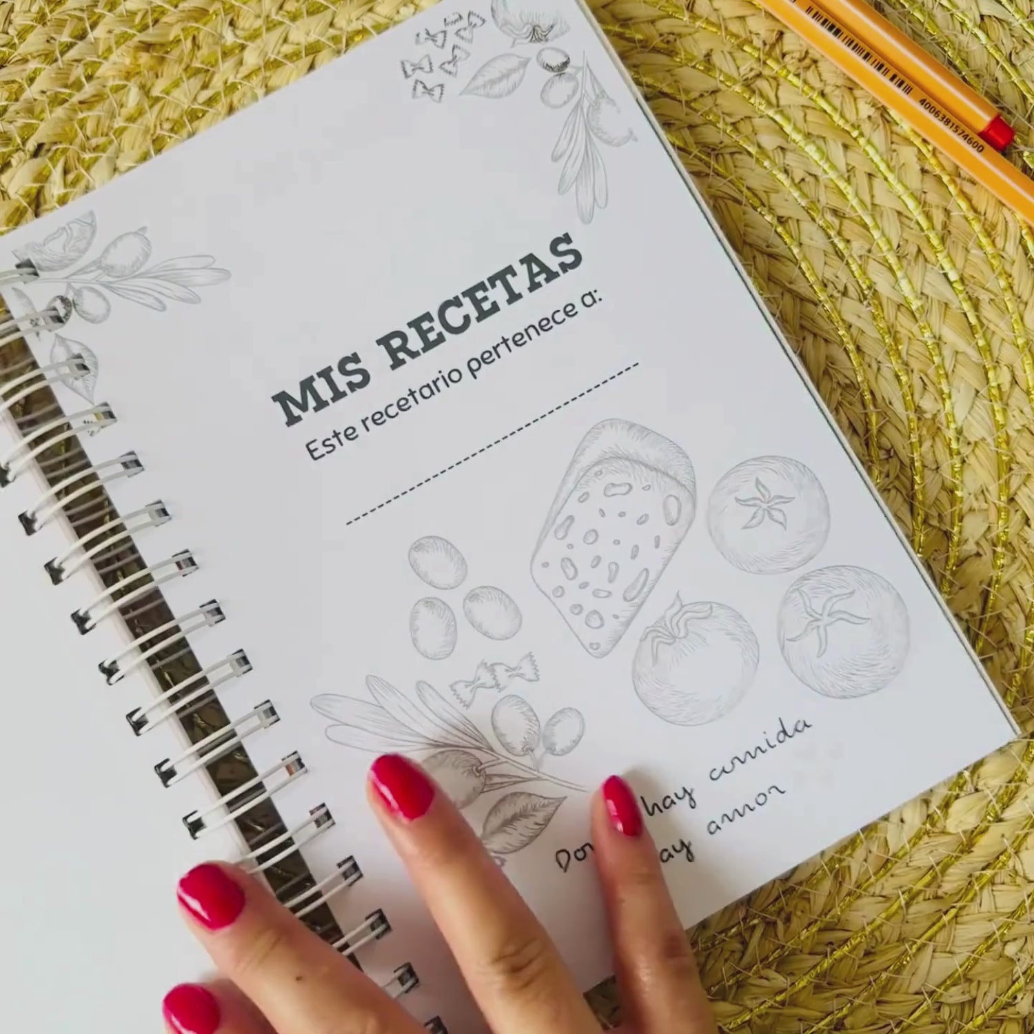 Recetario Mis delicias - Edición Limitada 2024