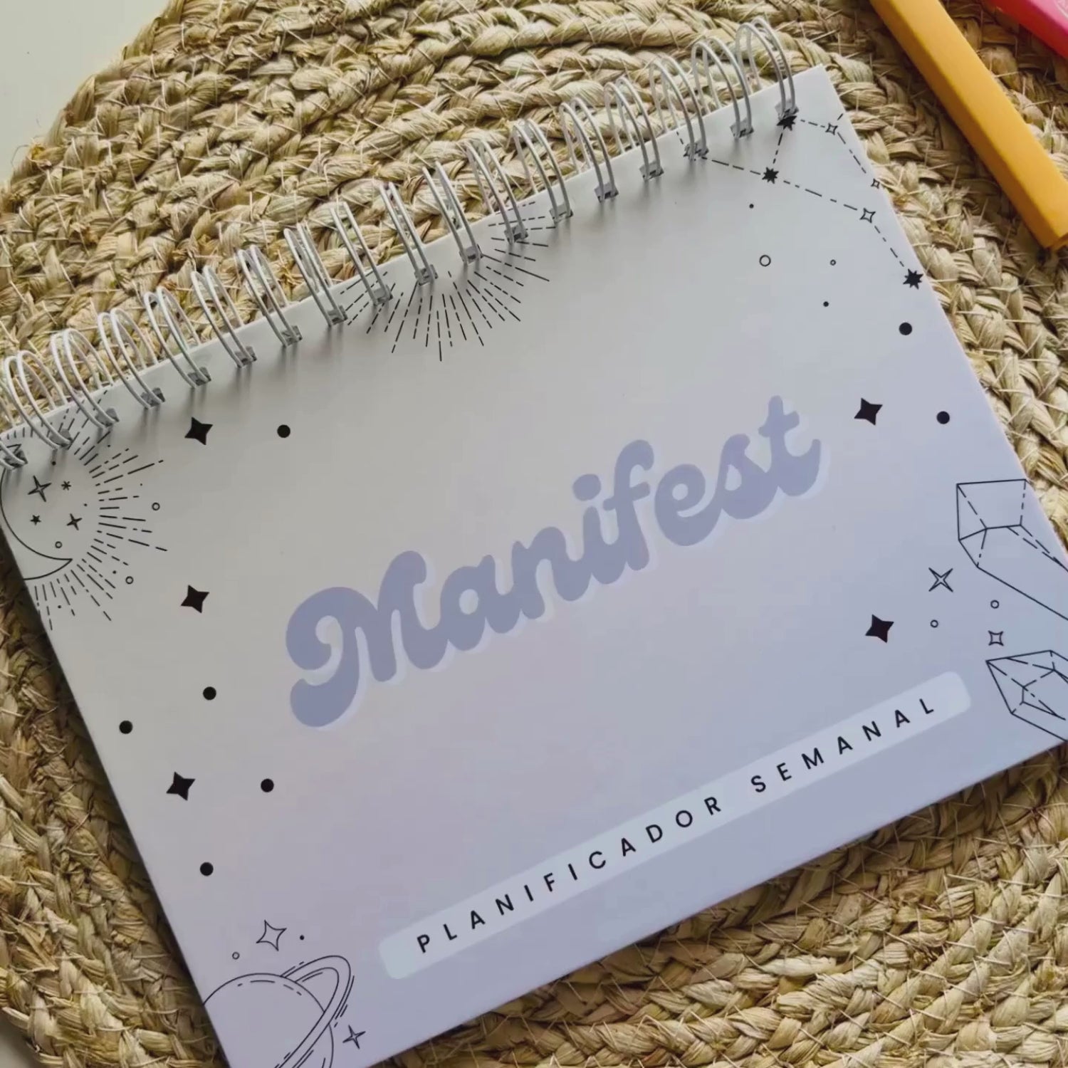 Organizador Semanal 25 x 18 cm – Edición 2024 manifest star