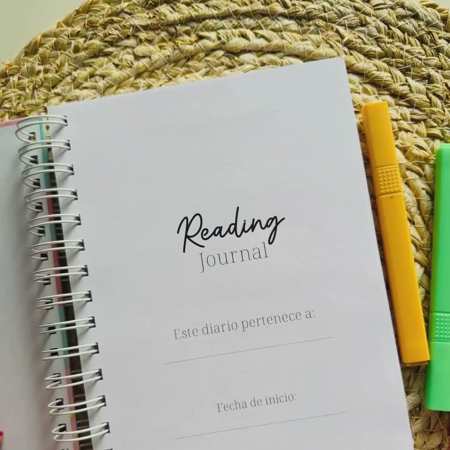 Reading Journal butterfly